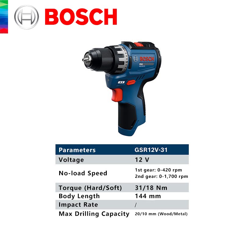 BOSCH GSR 12V-31 Professional  - Power Tools Professional 评论和价格